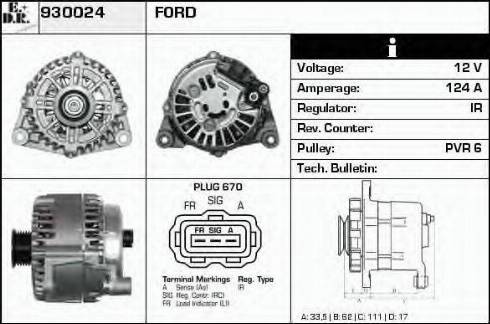 EDR 930024 - Генератор autospares.lv