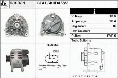 EDR 930021 - Генератор autospares.lv