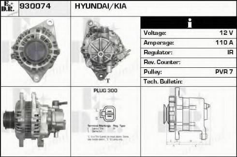 EDR 930074 - Генератор autospares.lv