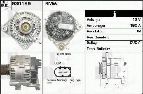 EDR 930199 - Генератор autospares.lv