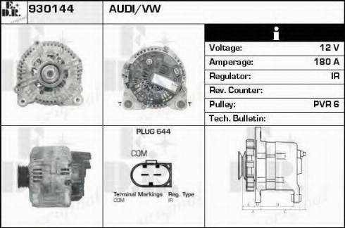 EDR 930144 - Генератор autospares.lv