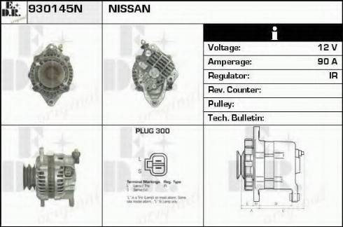 EDR 930145N - Генератор autospares.lv