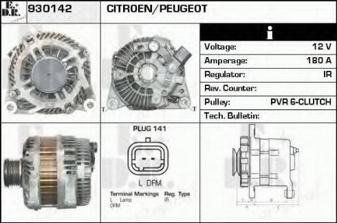 EDR 930142 - Генератор autospares.lv