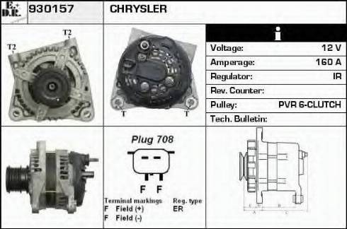 EDR 930157 - Генератор autospares.lv