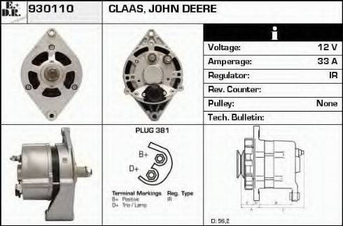 EDR 930110 - Генератор autospares.lv