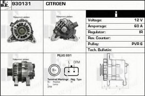 EDR 930131 - Генератор autospares.lv