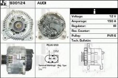 EDR 930124 - Генератор autospares.lv