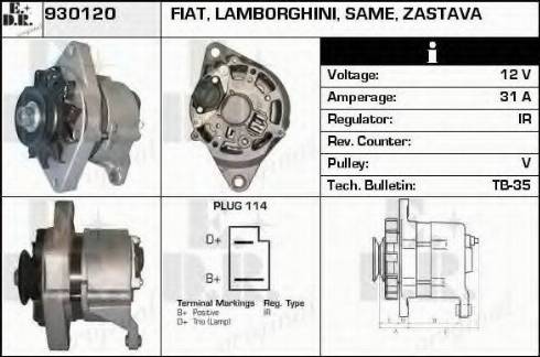 EDR 930120 - Генератор autospares.lv