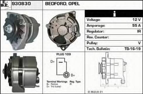 EDR 930830 - Генератор autospares.lv