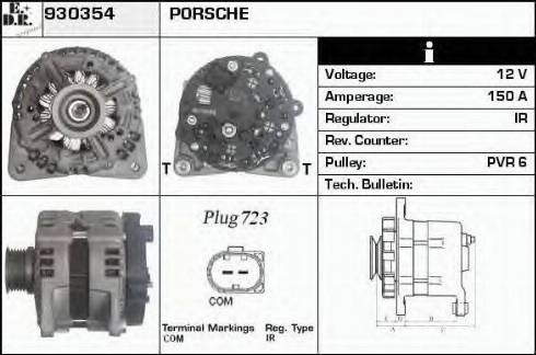 EDR 930354 - Генератор autospares.lv