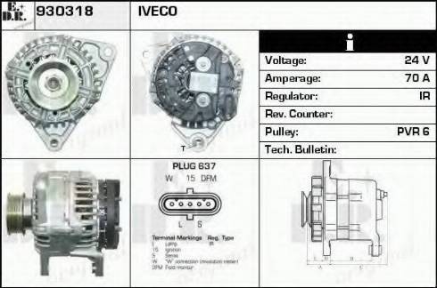 EDR 930318 - Генератор autospares.lv