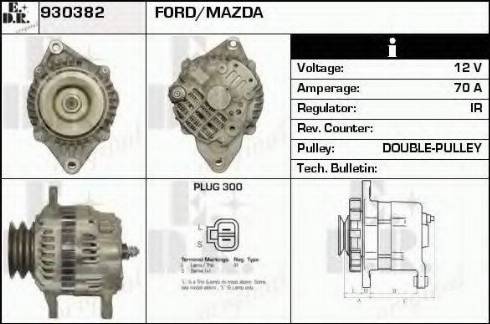 EDR 930382 - Генератор autospares.lv