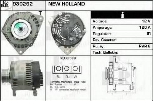 EDR 930262 - Генератор autospares.lv