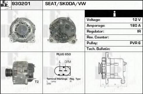 EDR 930201 - Генератор autospares.lv