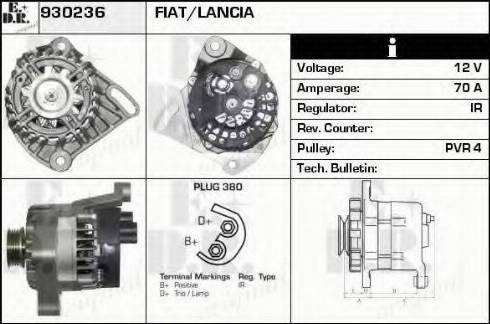 EDR 930236 - Генератор autospares.lv