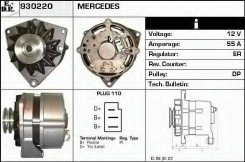 EDR 930220 - Генератор autospares.lv