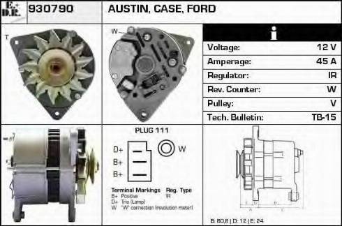 EDR 930790 - Генератор autospares.lv