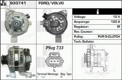 EDR 930741 - Генератор autospares.lv