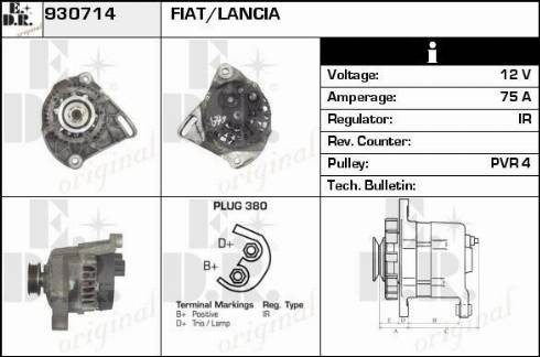 EDR 930714 - Генератор autospares.lv