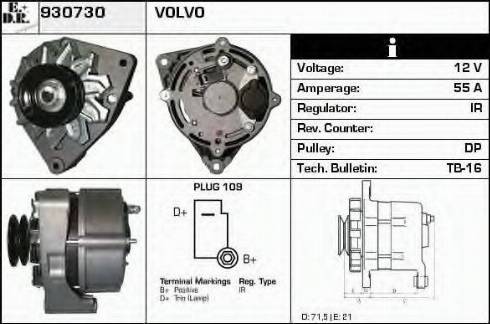 EDR 930730 - Генератор autospares.lv