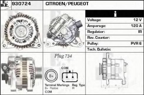 EDR 930724 - Генератор autospares.lv