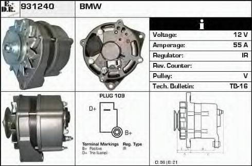 EDR 931240 - Генератор autospares.lv