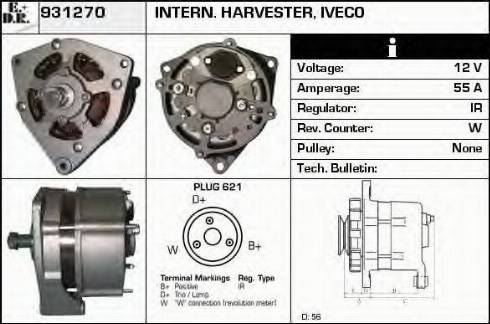 EDR 931270 - Генератор autospares.lv