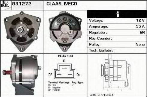 EDR 931272 - Генератор autospares.lv