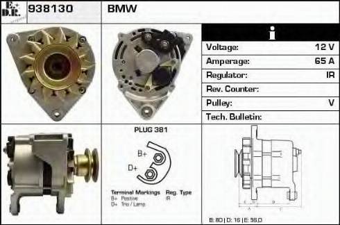 EDR 938130 - Генератор autospares.lv