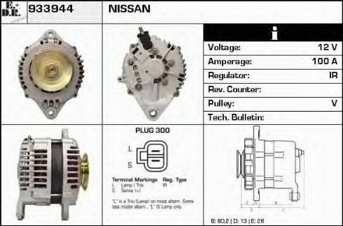 EDR 933944 - Генератор autospares.lv