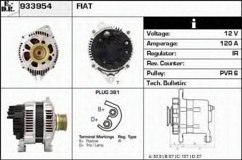 EDR 933954 - Генератор autospares.lv