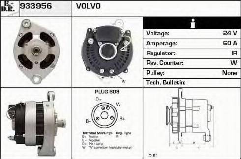 EDR 933956 - Генератор autospares.lv