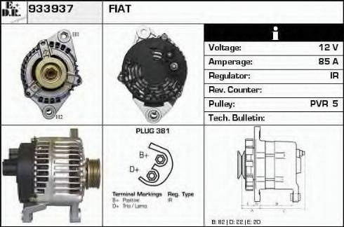 EDR 933937 - Генератор autospares.lv