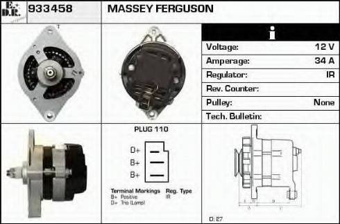 EDR 933458 - Генератор autospares.lv