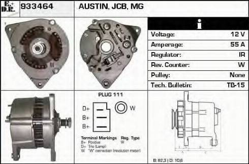 EDR 933464 - Генератор autospares.lv