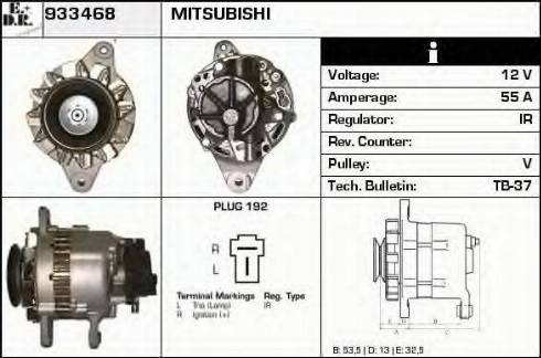 EDR 933468 - Генератор autospares.lv