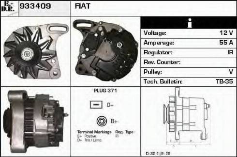 EDR 933409 - Генератор autospares.lv