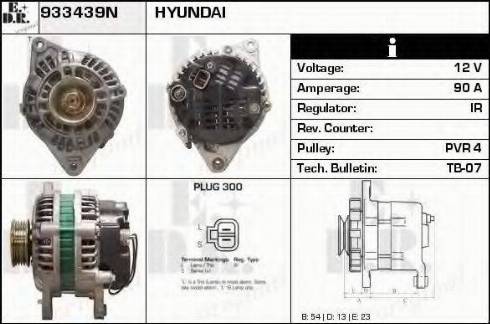 EDR 933439N - Генератор autospares.lv