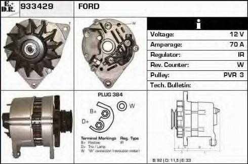 EDR 933429 - Генератор autospares.lv