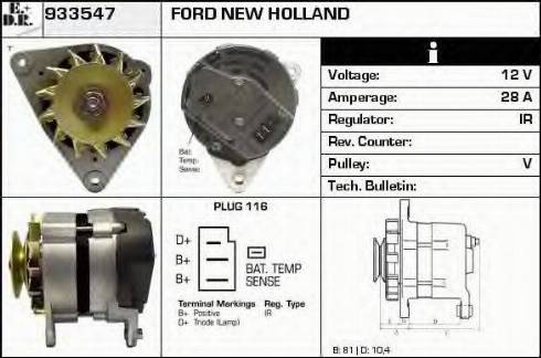 EDR 933547 - Генератор autospares.lv