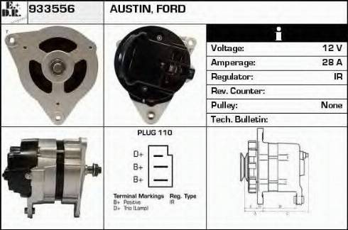 EDR 933556 - Генератор autospares.lv