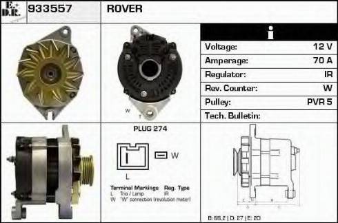 EDR 933557 - Генератор autospares.lv