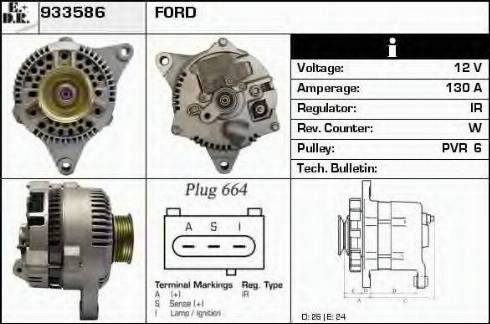 EDR 933586 - Генератор autospares.lv