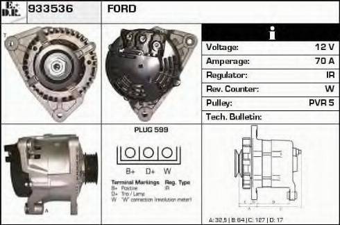 EDR 933536 - Генератор autospares.lv