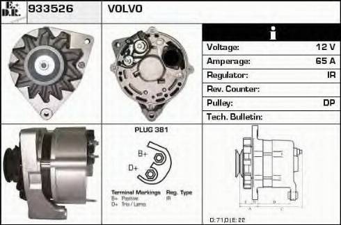 EDR 933526 - Генератор autospares.lv