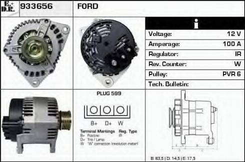 EDR 933656 - Генератор autospares.lv