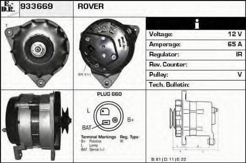 EDR 933669 - Генератор autospares.lv