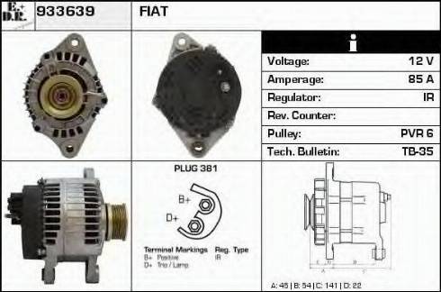 EDR 933639 - Генератор autospares.lv