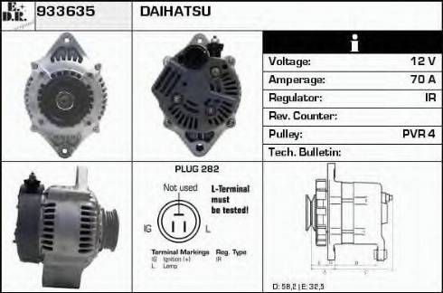 EDR 933635 - Генератор autospares.lv