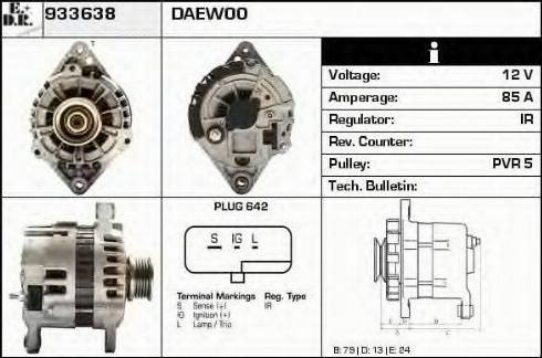 EDR 933638 - Генератор autospares.lv